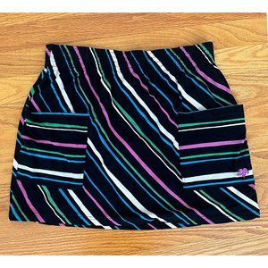 …Lost Skirt / Striped Skate Shirt / NWOT / S Small / Vintage Y2K / Mini Skirt